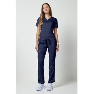 Cherokee WW Revolution Mid Rise Tapered Leg Drawstring Pant WW105