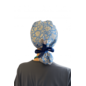Satin Lined Scrub Cap Ponytail