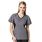 WonderWink Clearance - Women's Origins India Sporty Angled-Side V-Neck Top 6196