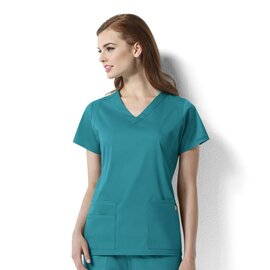 WonderWink CLEARANCE  WonderWink Next Charlotte V-Neck Top 6119