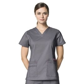 WonderWink CLEARANCE  WonderWink WonderFlex Verity V-Neck Top 6108