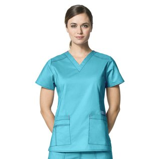 WonderWink CLEARANCE  Women's WonderFlex Verity V-Neck Top 6108