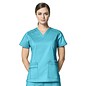 WonderWink CLEARANCE  Women's WonderFlex Verity V-Neck Top 6108