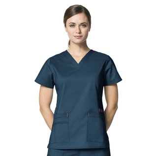 WonderWink CLEARANCE  Women's WonderFlex Verity V-Neck Top 6108