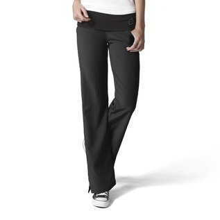 WonderWink CLEARANCE -Women's 4-Stretch Fold Over Knit Waist Pant 5514