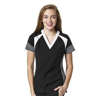 WonderWink CLEARANCE  Women's 4-Stretch V-Neck Top 6814