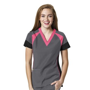 WonderWink CLEARANCE  Women's 4-Stretch V-Neck Top 6814