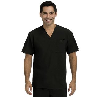 Med Couture Men's Activate Sport V-Neck 1 Pocket Top 8530