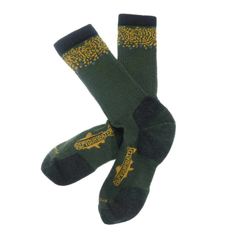 Rep Your Water Brook Trout Band Socks L