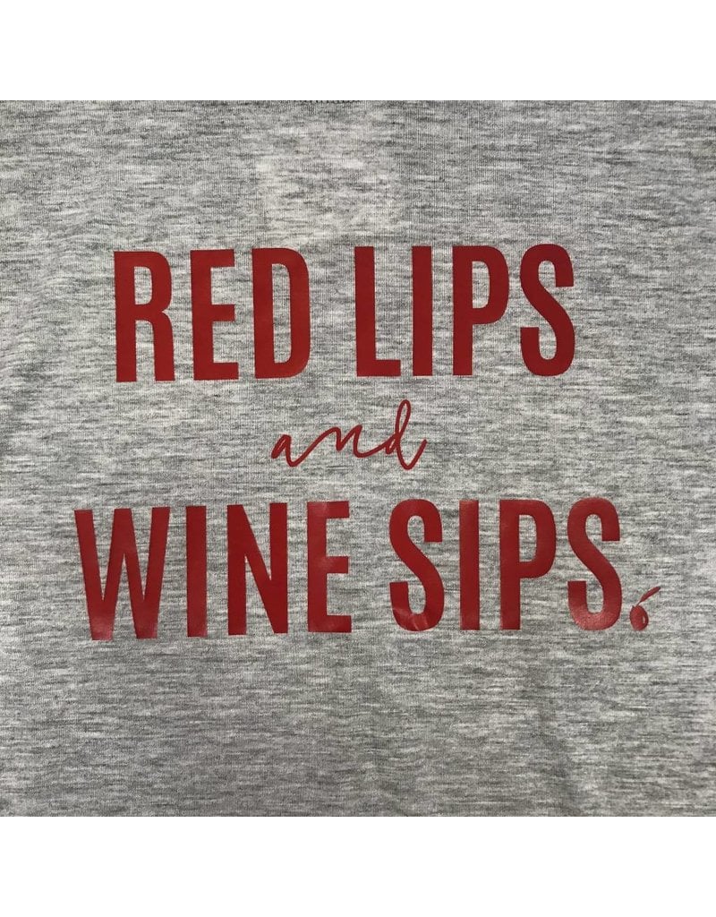 Red Lips & Wine Sips