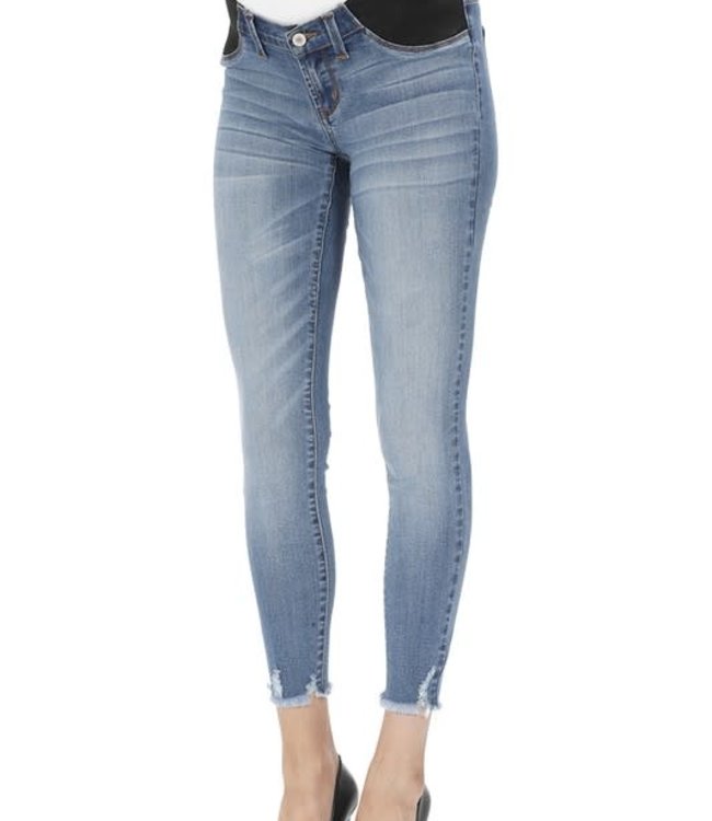 Distressed Ankle Skinny Jeans - Boutique 23