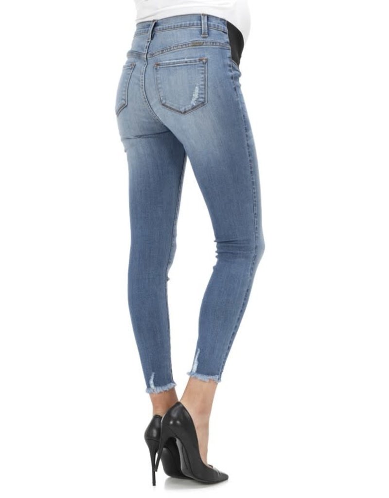 KanCan Distressed Ankle Skinny Maternity