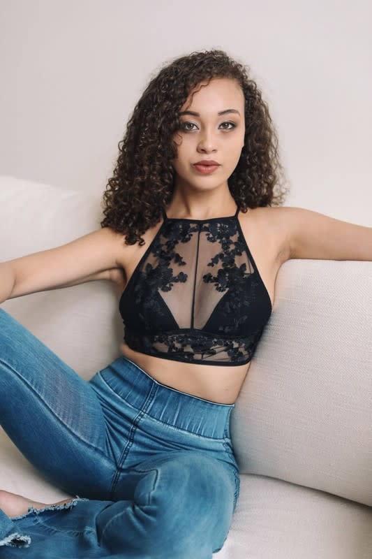 neck bralette