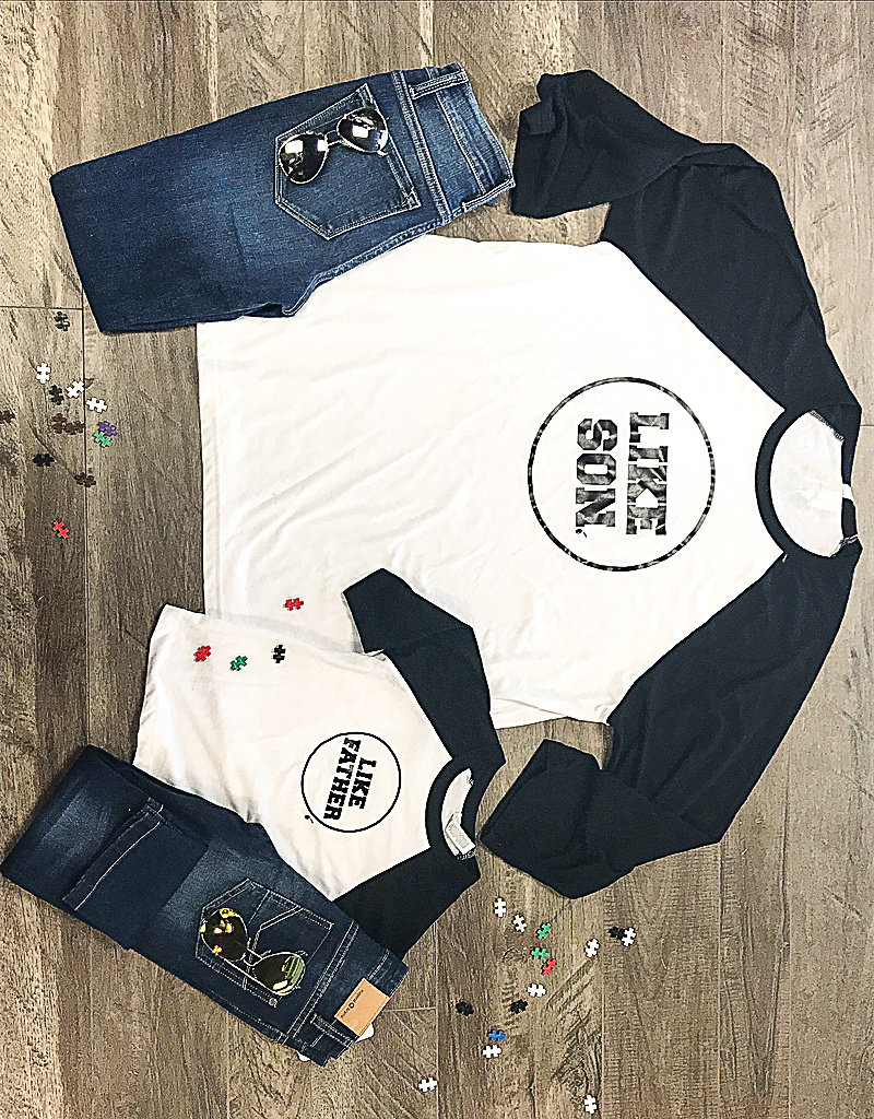 Like Son Baseball Tee