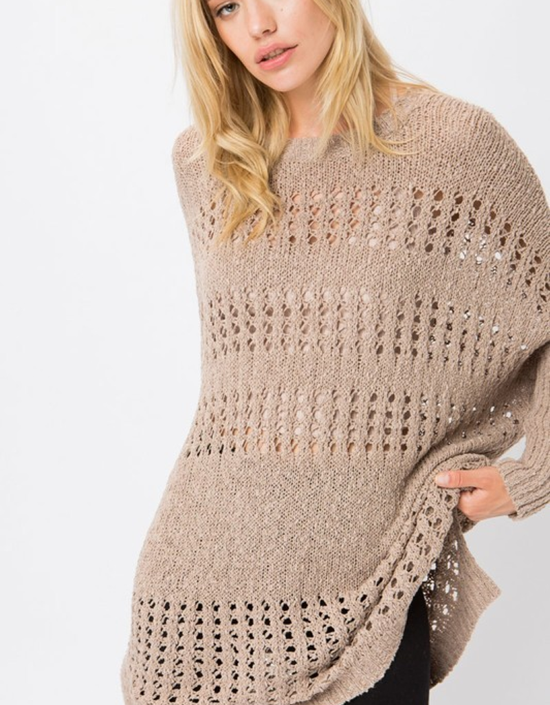 poncho sweater dress