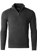 Mock Neck Polo Sweater With Pocket