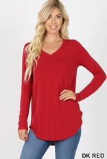 V-Neck Long Sleeve Basic 2