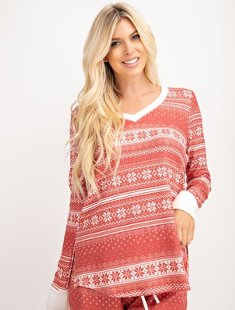 Winter Snow Cashmere Long Sleeve