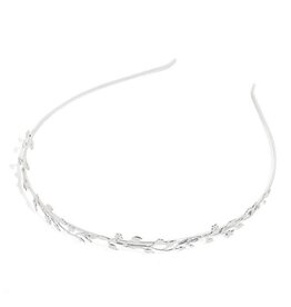 Metal Stem Leaf Headband