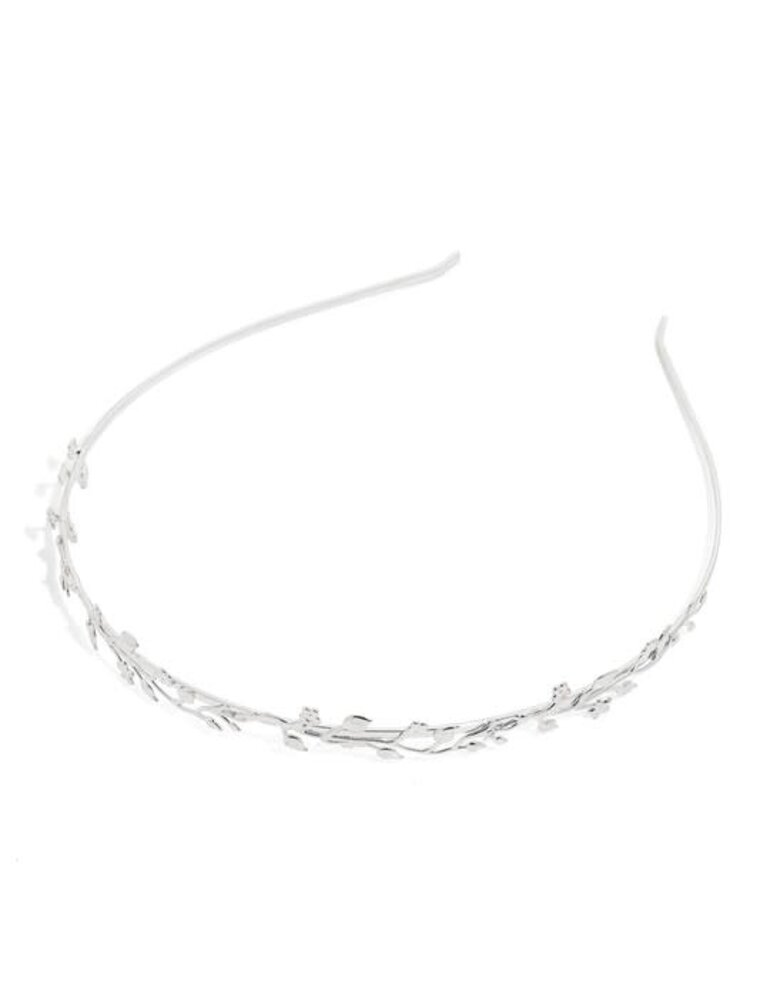 Metal Stem Leaf Headband