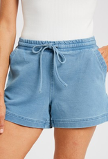 Denim Jersey Shorts