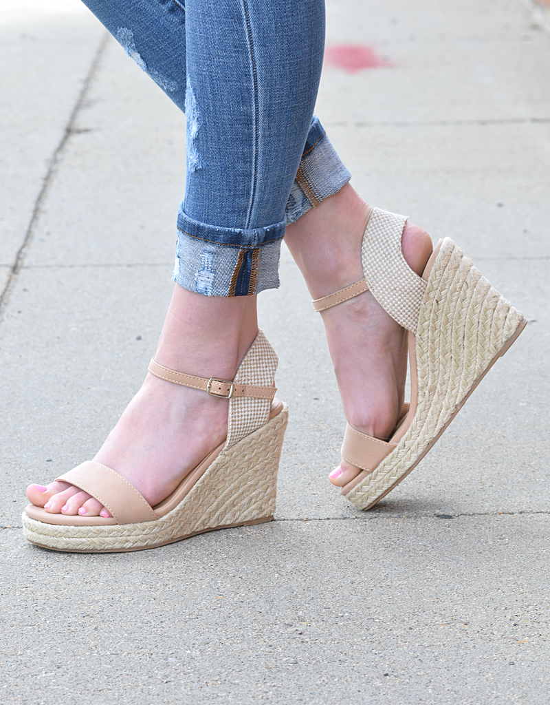 low heel open toe espadrilles