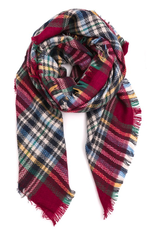 Multi Plaid Scarf