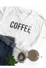 Coffee Short Sleeve T-Shirt - White