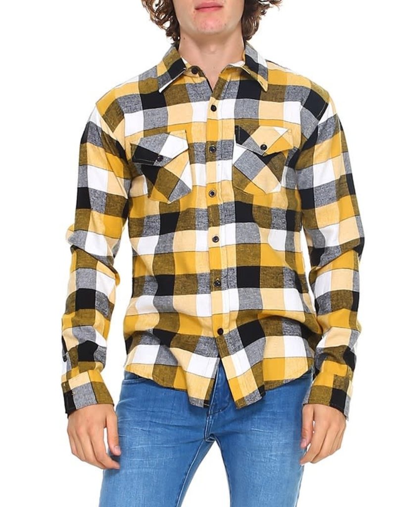 Flannel Button Up Top