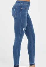 Distressed Ankle SPANX Skinny Jeans