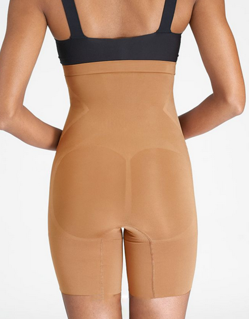 OnCore SPANX High-Waisted Mid-Thigh Short - Naked 3.0