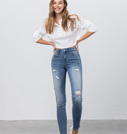 Everyday Mid Rise Ankle Skinny Jeans