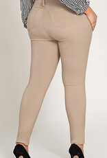 Curvy Mid-Rise Hyperstretch Skinny - Tea Leaf