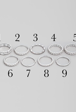 Silver Multi Chain Rings
