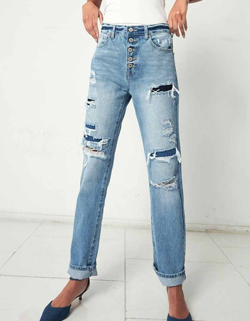 High Rise Boyfriend Jean