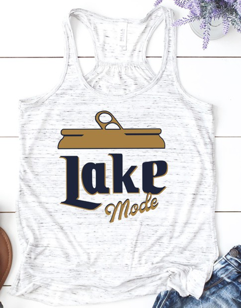 Lake Mode Beer Can Graphic Tank