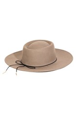 Thin Strap Flat Brim Hat