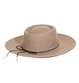 Thin Strap Flat Brim Hat