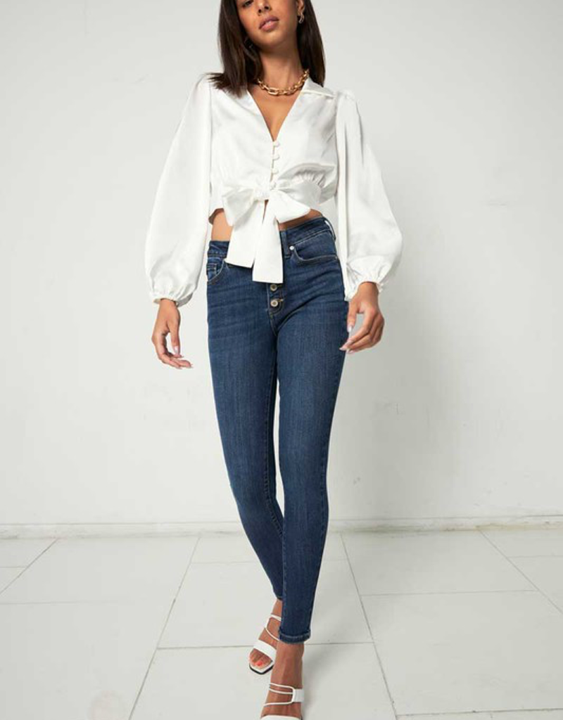 Birdie High Rise Super Skinny Jeans - Curvy