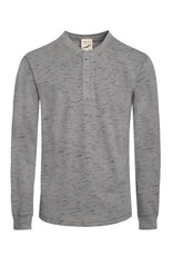 Henley Long Sleeve T-Shirt - Grey