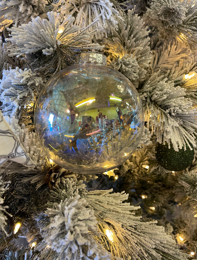 Winter Scene Ball Ornament - 1