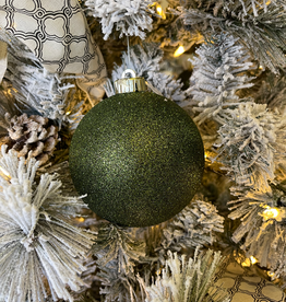 Pine Green Big Ornament - Glitter