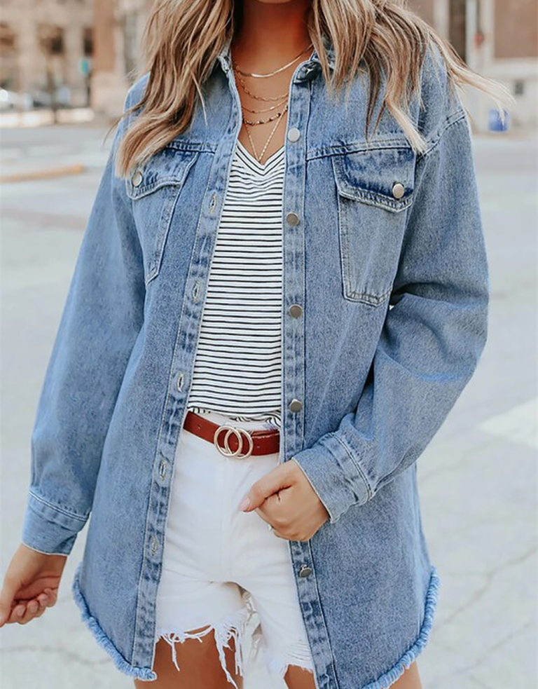 jacket with big pocket in front