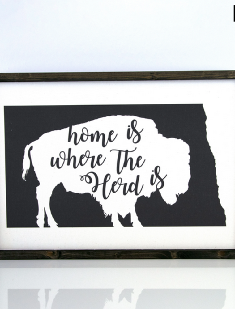 Home Is Where The Herd Is | 14 x 20