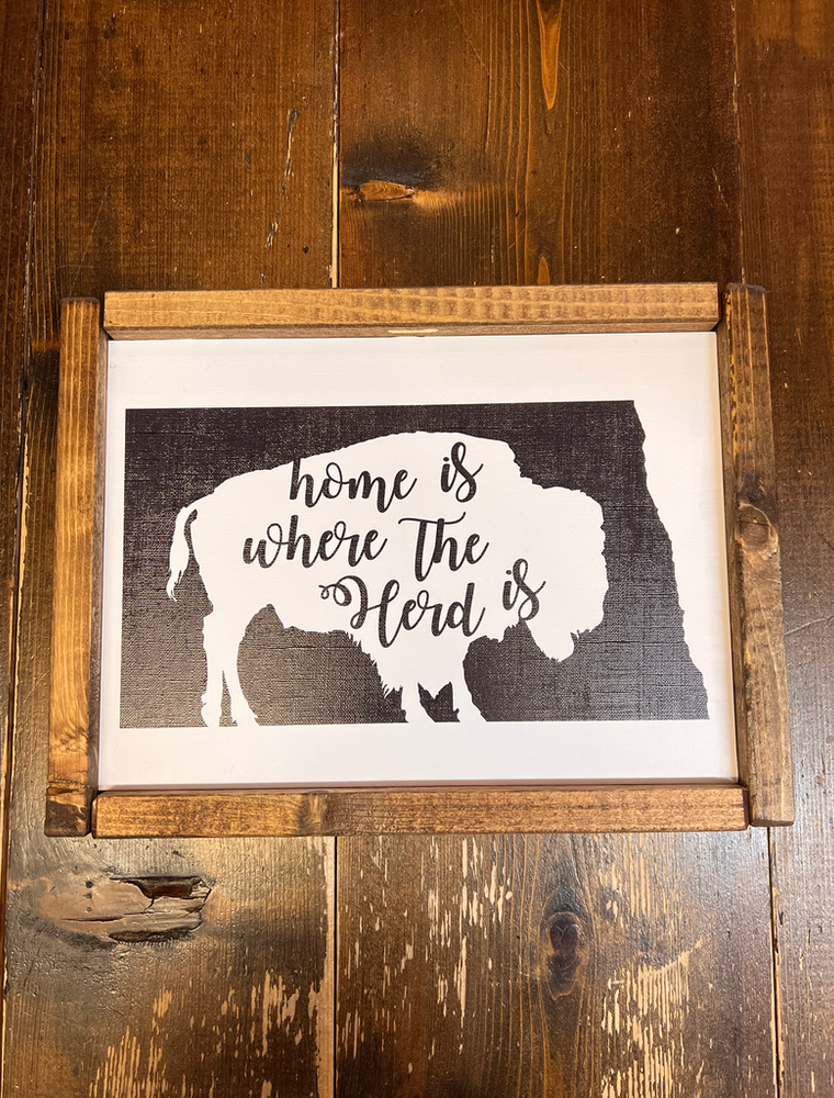 Home Is Where Our Herd Is | 8 x 10