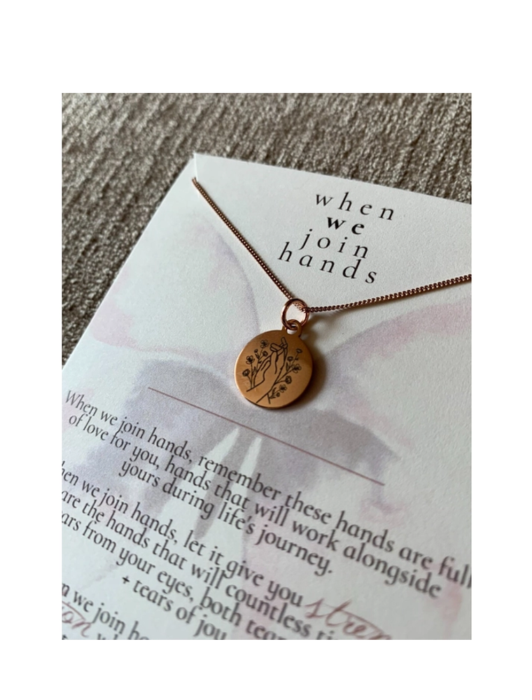 When We Join Hands Necklace