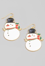 Frosty Snowman Earrings