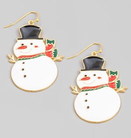 Frosty Snowman Earrings