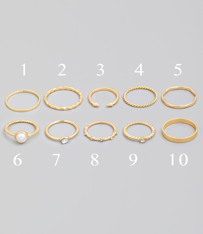 Assorted Dainty Rings