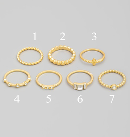 Gold Delicate Rings